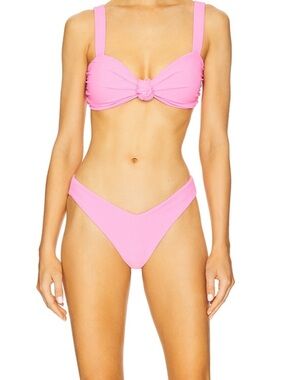 Beach Riot Vanessa Pink Bikini Bottoms - Women Swim